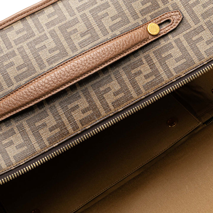 Fendi Zucca Coated Toile Karligraphy Sac de voyage