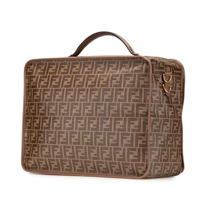 Fendi Zucca Coated Toile Karligraphy Sac de voyage