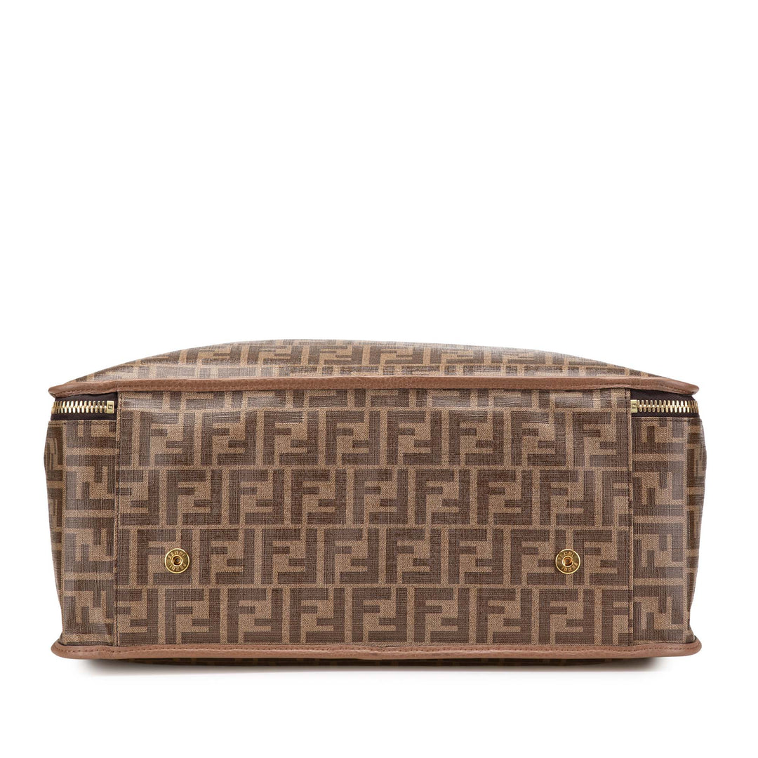 Fendi Zucca Coated Toile Karligraphy Sac de voyage