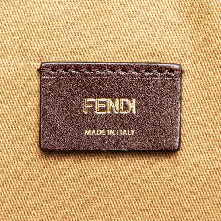Fendi Zucca Coated Toile Karligraphy Sac de voyage