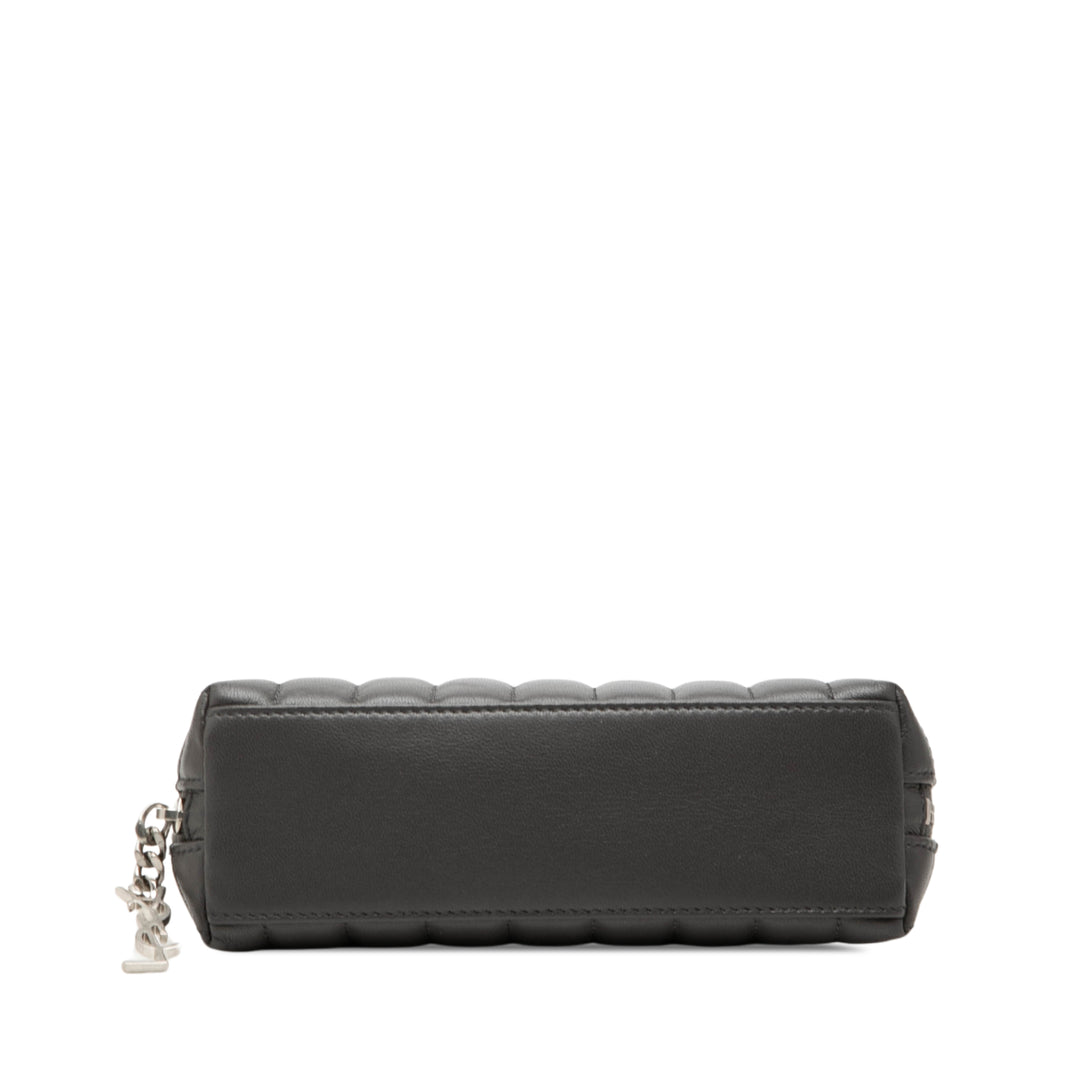 Saint Laurent Matelasse Cuir d’agneau Monogram Loulou Cosmetic Étui