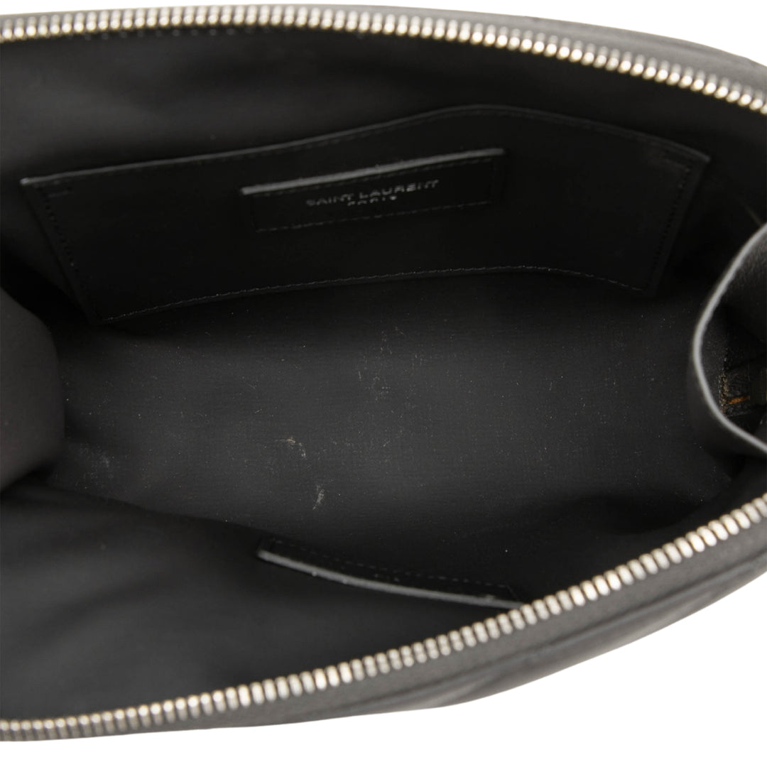 Saint Laurent Matelasse Cuir d’agneau Monogram Loulou Cosmetic Étui