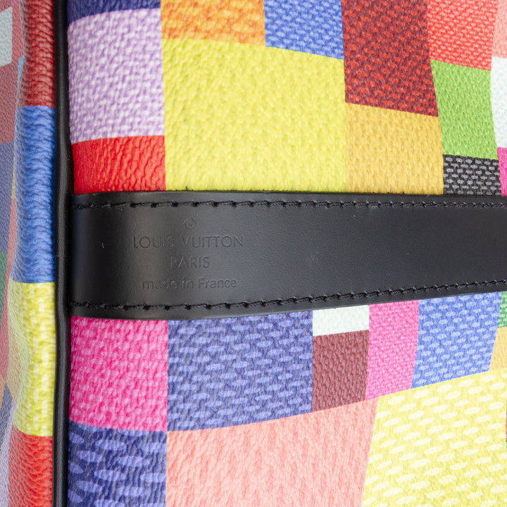 Louis Vuitton Multicolor 3D Keepall Bandouliere 50 Toile Damier Graphite