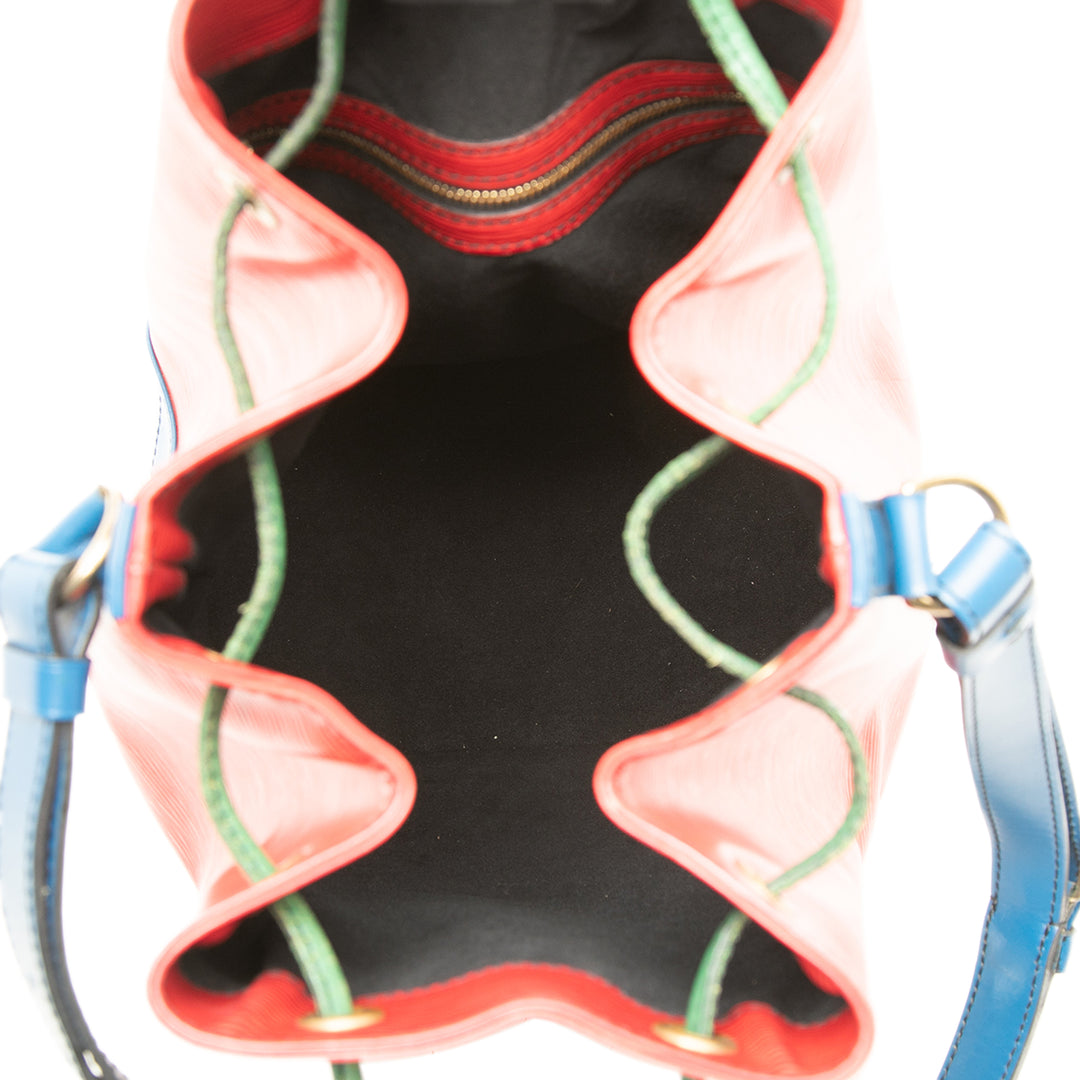 Louis Vuitton Tricolore Noe GM Épi Rouge – vue 4 – GABY PARIS