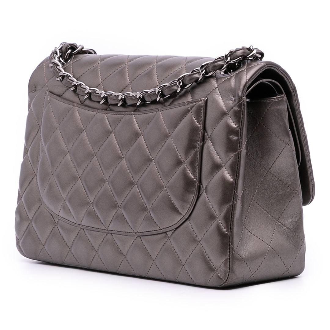 Chanel Jumbo Classic Cuir d’agneau Double rabat