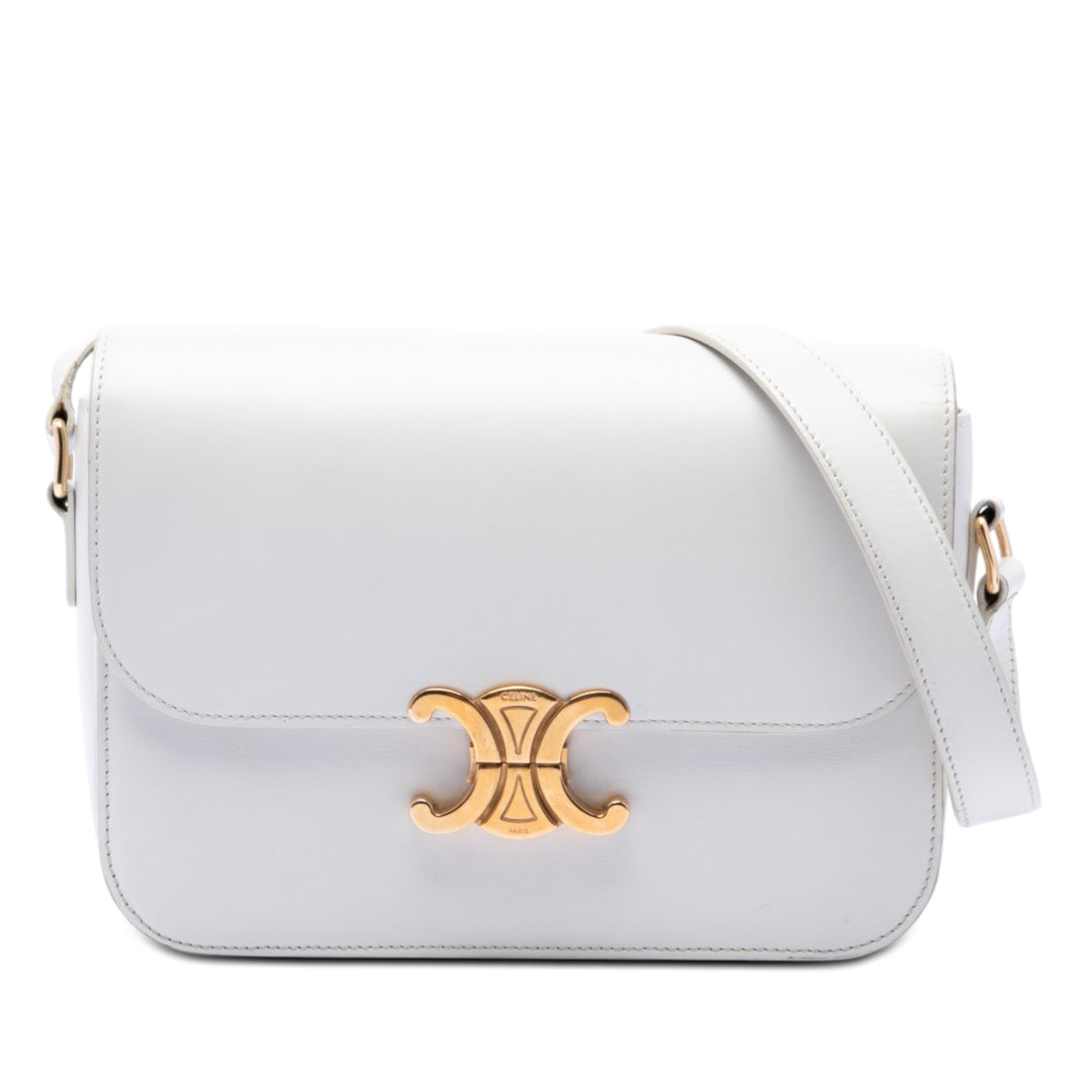 Celine Classique brillant Triomphe Sac Cuir de veau