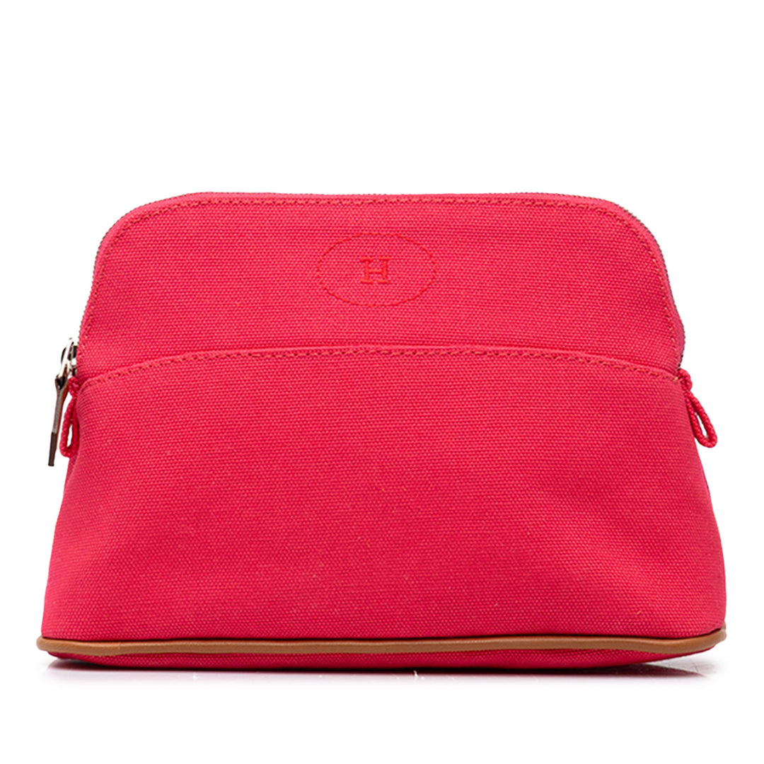 Hermès Pochette Bolide Trousse De Voyage PM Rose – vue principale – GABY PARIS