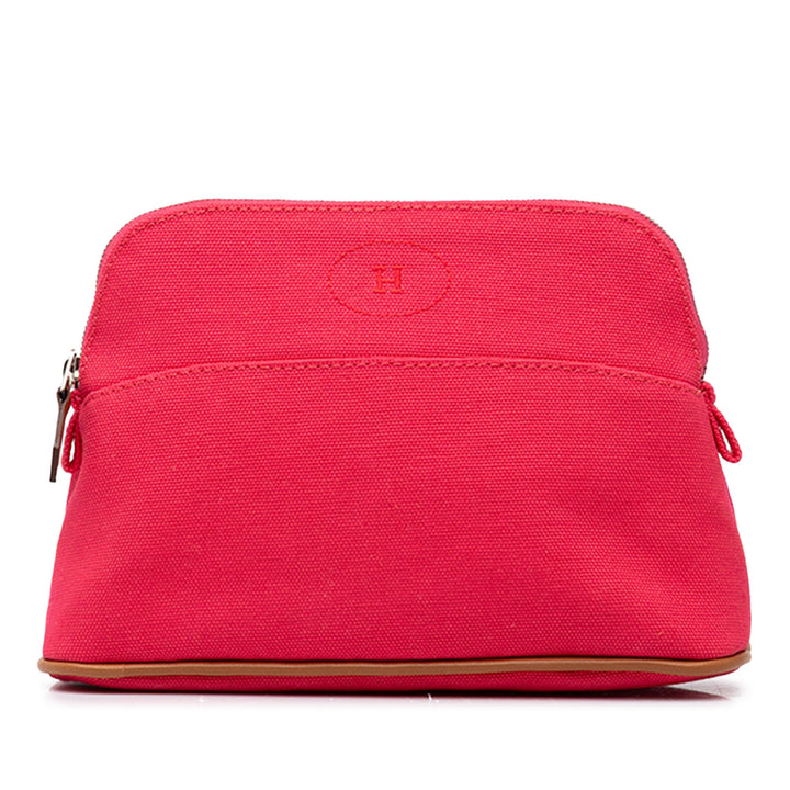 Hermès Pochette Bolide Trousse De Voyage PM Rose – vue principale – GABY PARIS