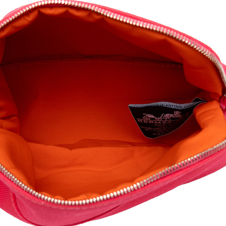 Hermès Pochette Bolide Trousse De Voyage PM Rose – vue 4 – GABY PARIS