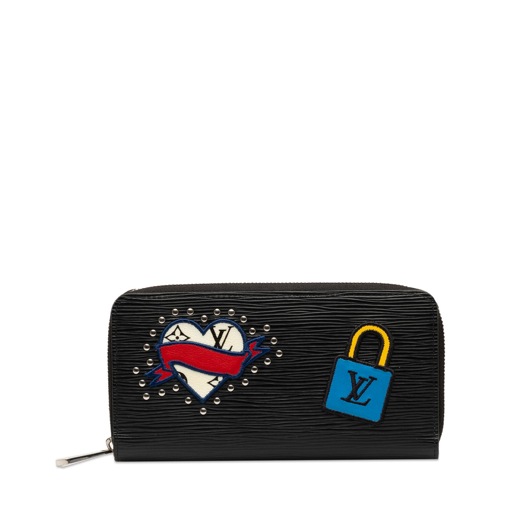 Louis Vuitton Epi Patches Zippy Wallet Black - GABY PARIS