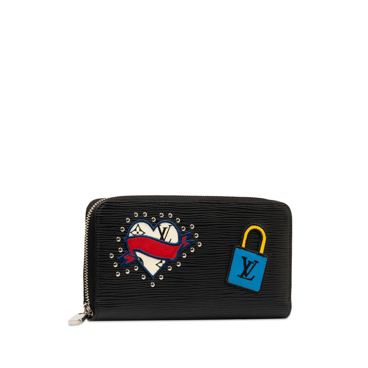 Louis Vuitton Epi Patches Zippy Wallet Black - GABY PARIS