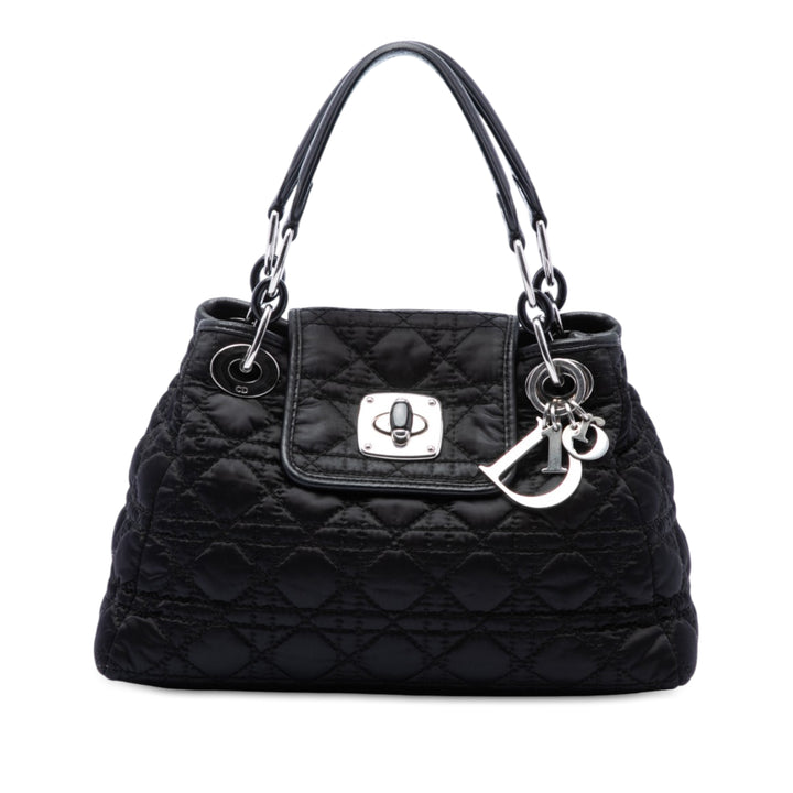 Cannage Charming Lock Sac Noir