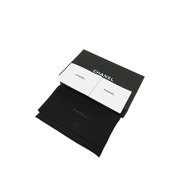 CC Matelassé Zippé Porte-monnaie Cuir caviar Noir