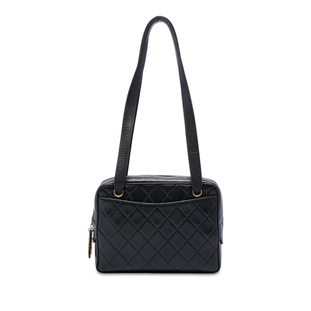 Chanel Matelassé Sac Cuir d'agneau Noir – vue principale – GABY PARIS