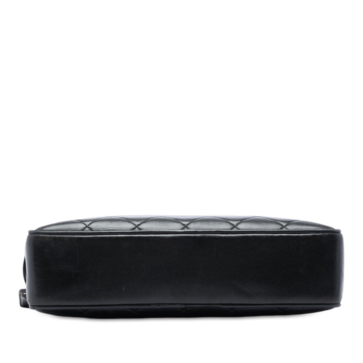 Chanel Matelassé Sac Cuir d'agneau Noir – vue 3 – GABY PARIS