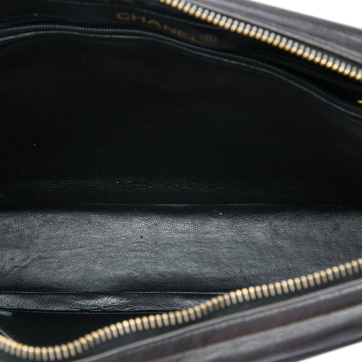 Chanel Matelassé Sac Cuir d'agneau Noir – vue 4 – GABY PARIS