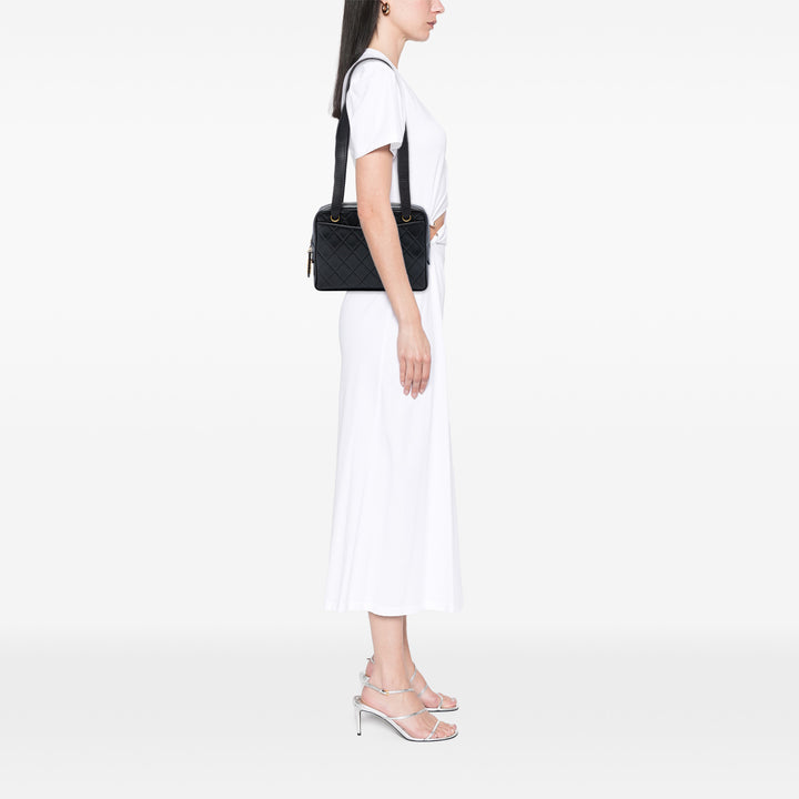 Chanel Matelassé Sac Cuir d'agneau Noir – vue 5 – GABY PARIS