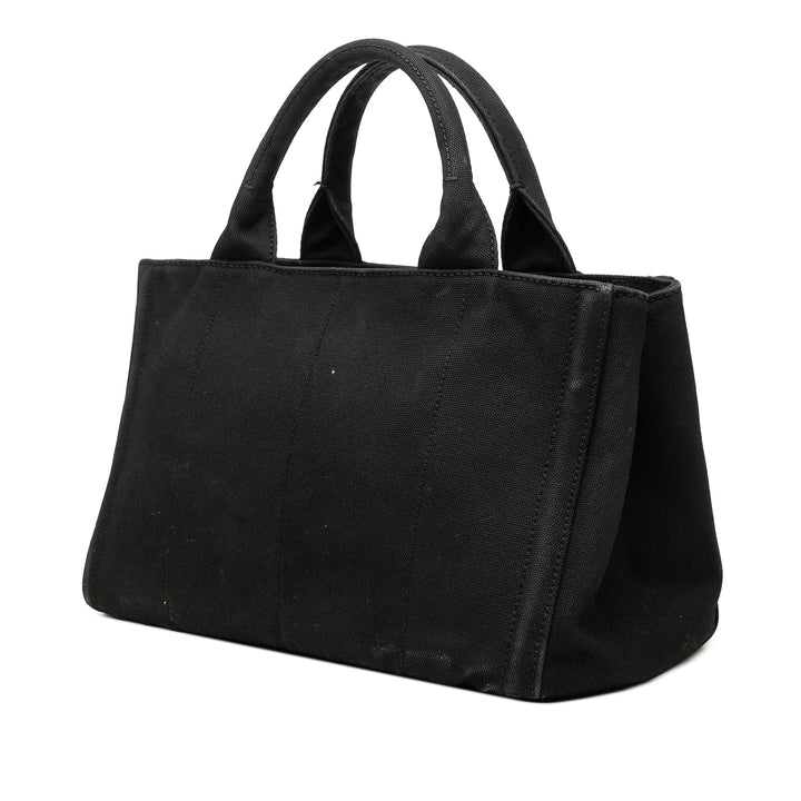 Prada Sac à main Canapa clouté Noir – vue 2 – GABY PARIS