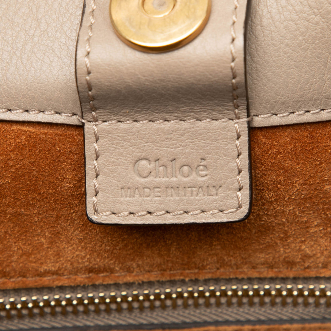 Chloé Large Cuir Milo Shopping Cabas