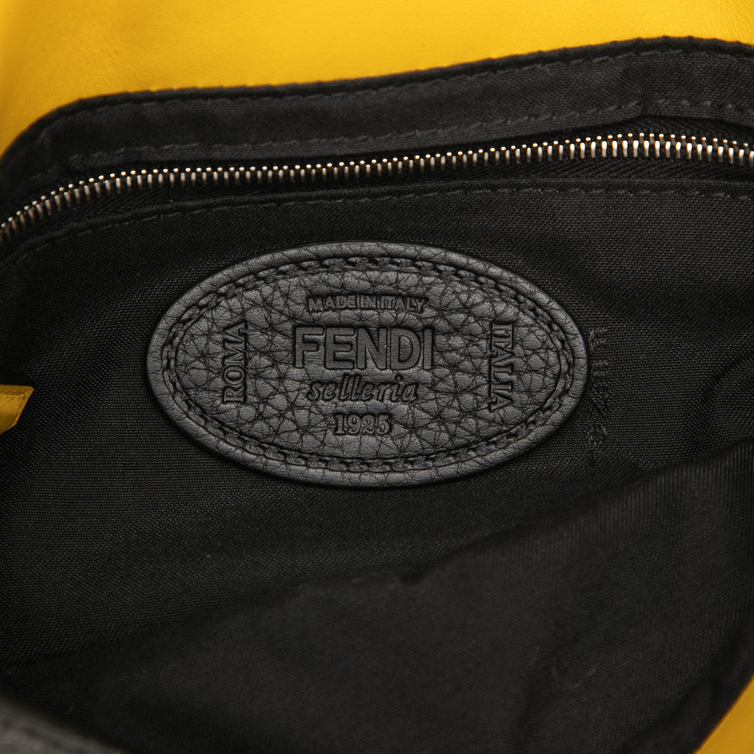 Fendi Selleria Baguette Sac Gris – vue 5 – GABY PARIS
