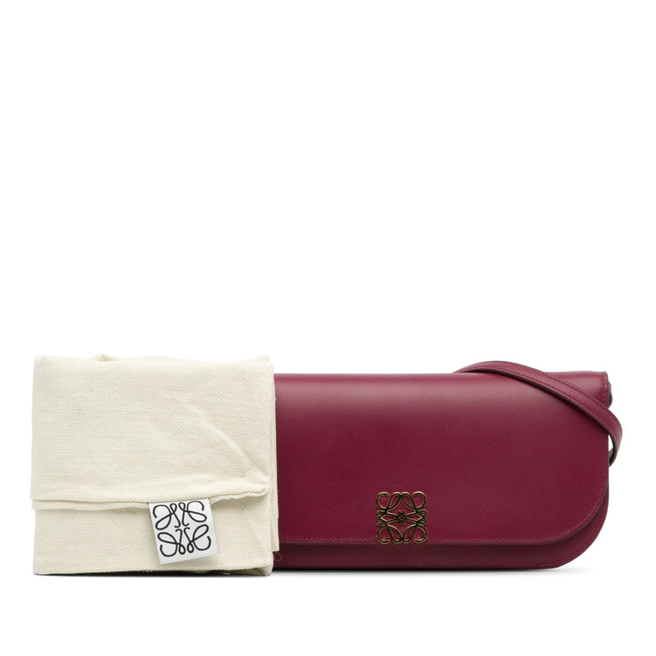 Goya Long Shoulder Bag Red - Gaby Paris