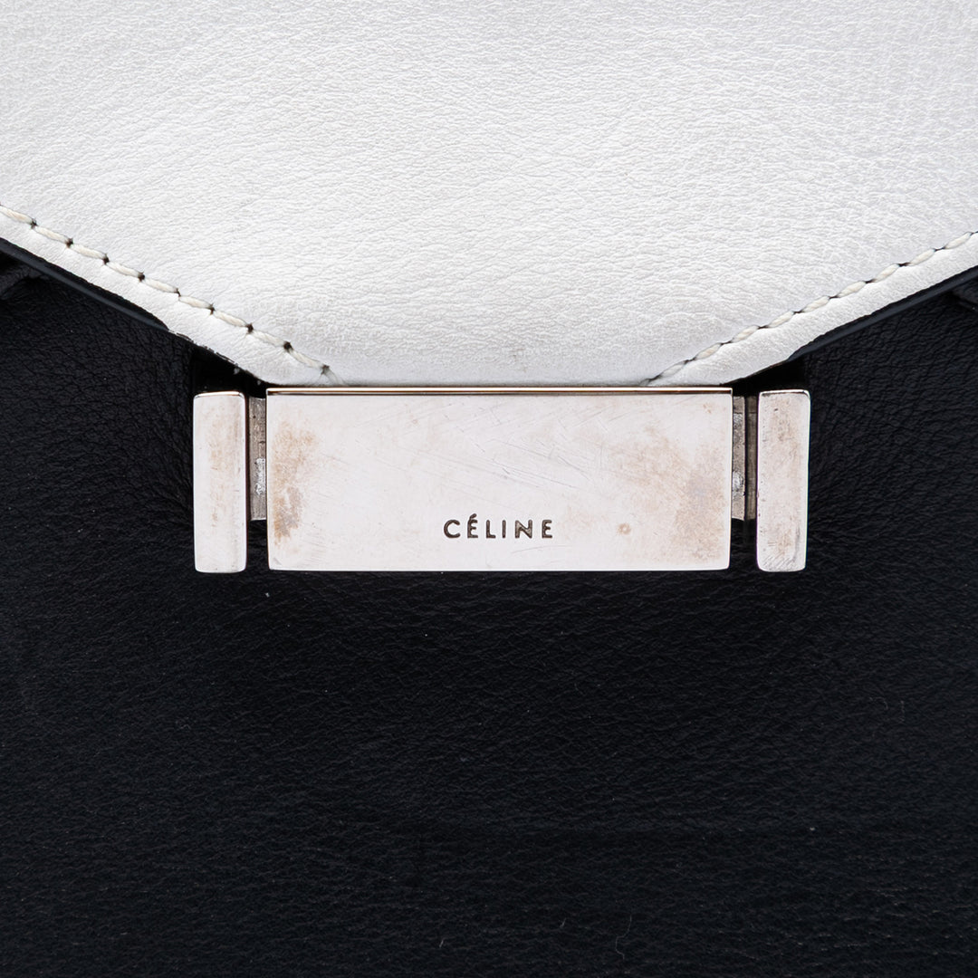 Celine Multicolor Cuir et Pony Hair Diamond Sac bandoulière