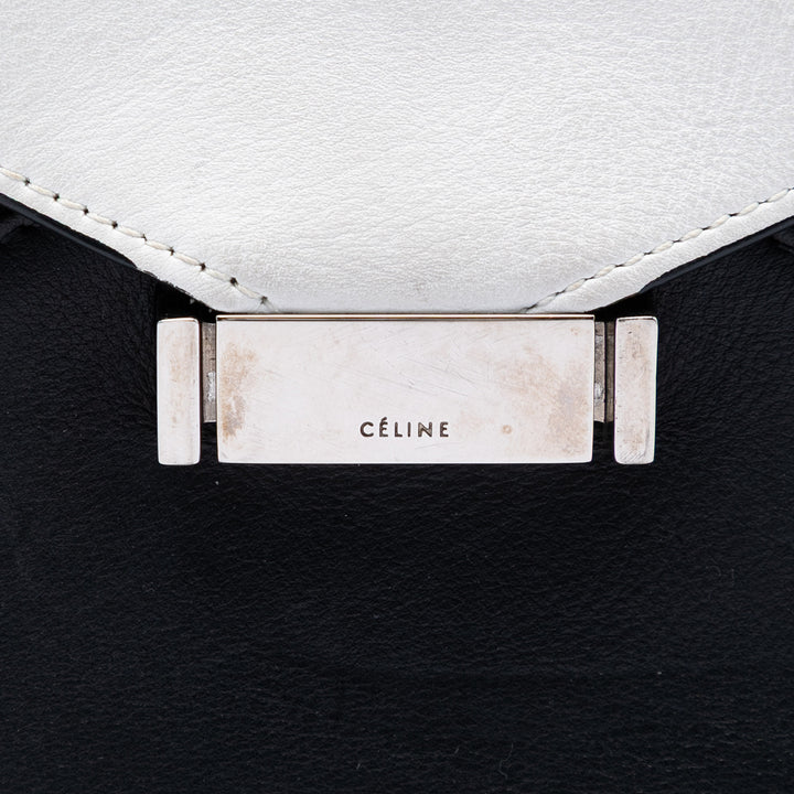 Celine Multicolor Cuir et Pony Hair Diamond Sac bandoulière