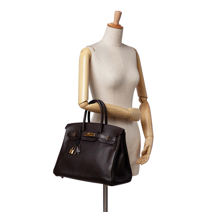 Togo Birkin Retourne 35 Brown - Gaby Paris