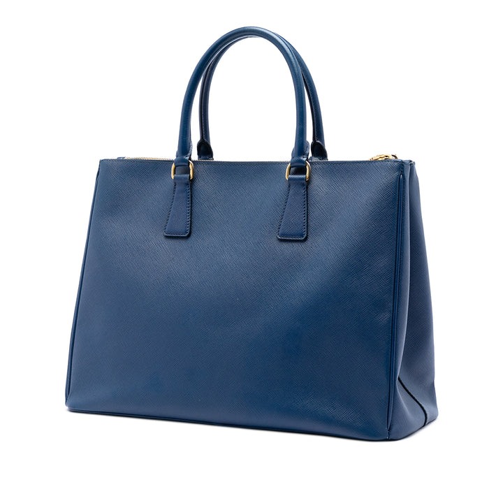 Prada Large Saffiano Lux Galleria Double Zip Cabas