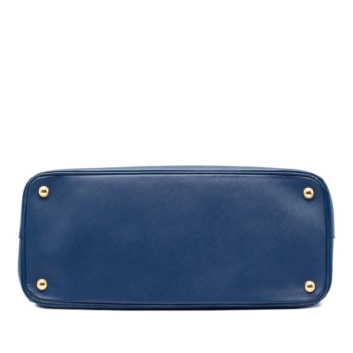 Prada Large Saffiano Lux Galleria Double Zip Cabas