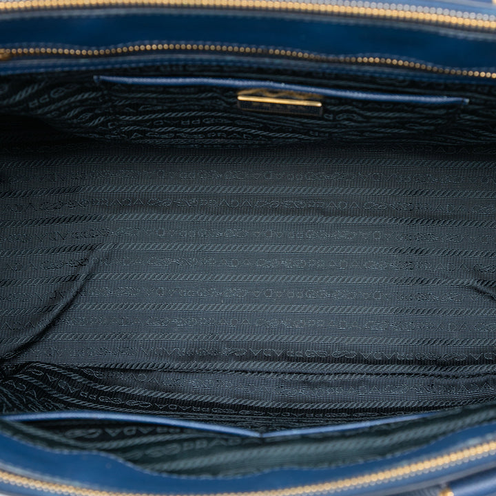 Prada Large Saffiano Lux Galleria Double Zip Cabas