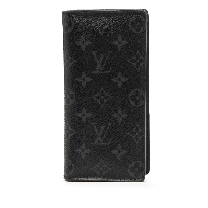 Louis Vuitton Monogram Eclipse Brazza Portefeuille