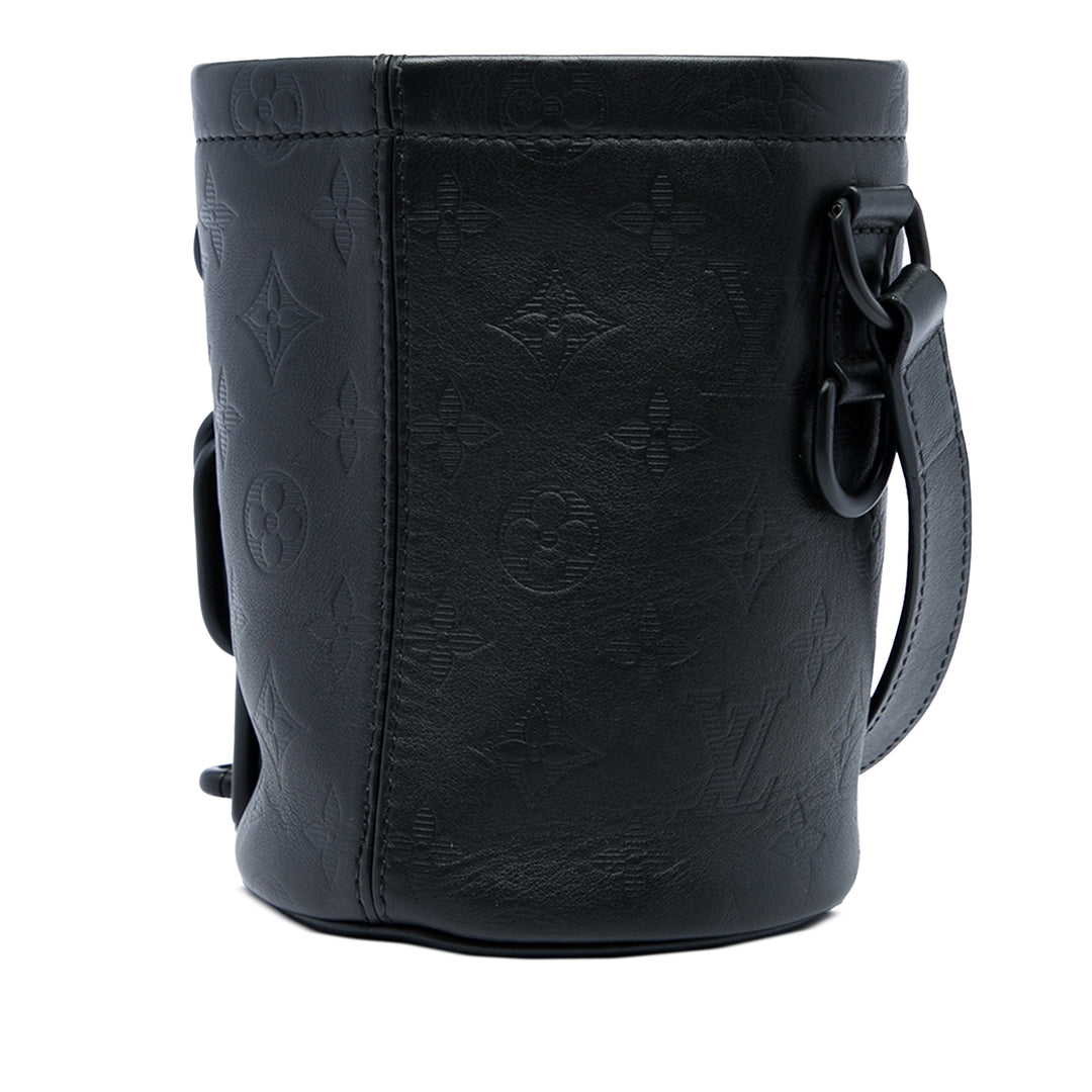 Louis Vuitton Sac bandoulière Shadow Chalk Monogram Nano Noir – vue 2 – GABY PARIS
