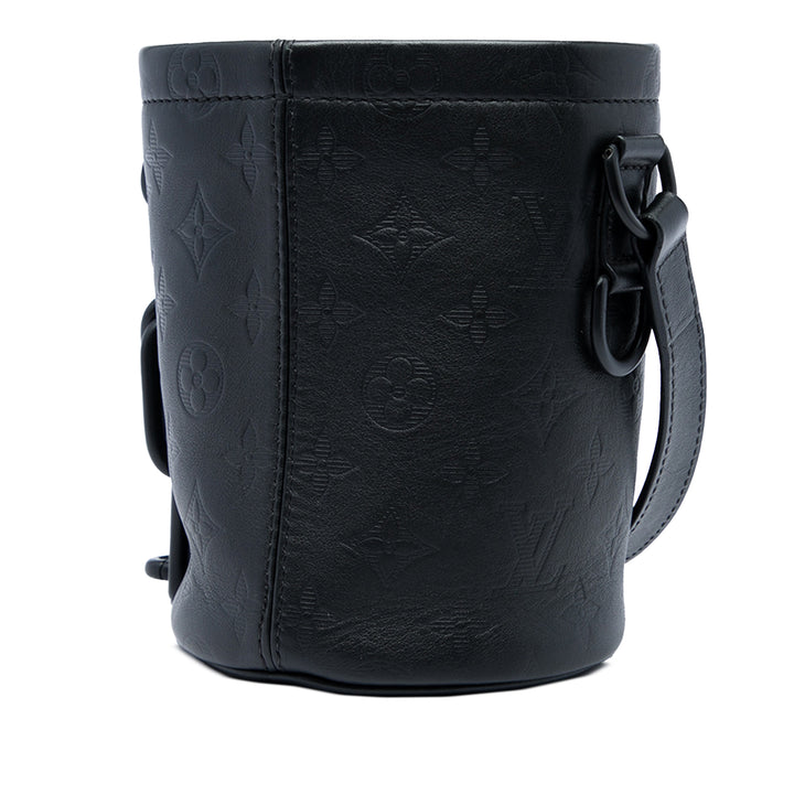 Louis Vuitton Sac bandoulière Shadow Chalk Monogram Nano Noir – vue 2 – GABY PARIS