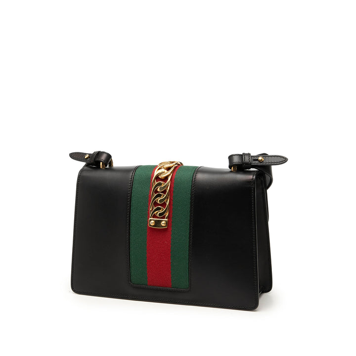 Gucci Web Sylvie Sac Petit Cuir de veau
