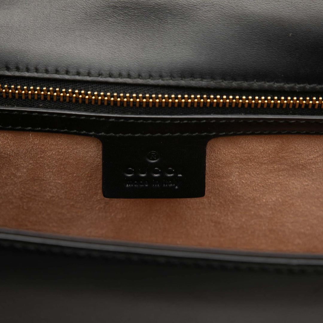 Gucci Web Sylvie Sac Petit Cuir de veau