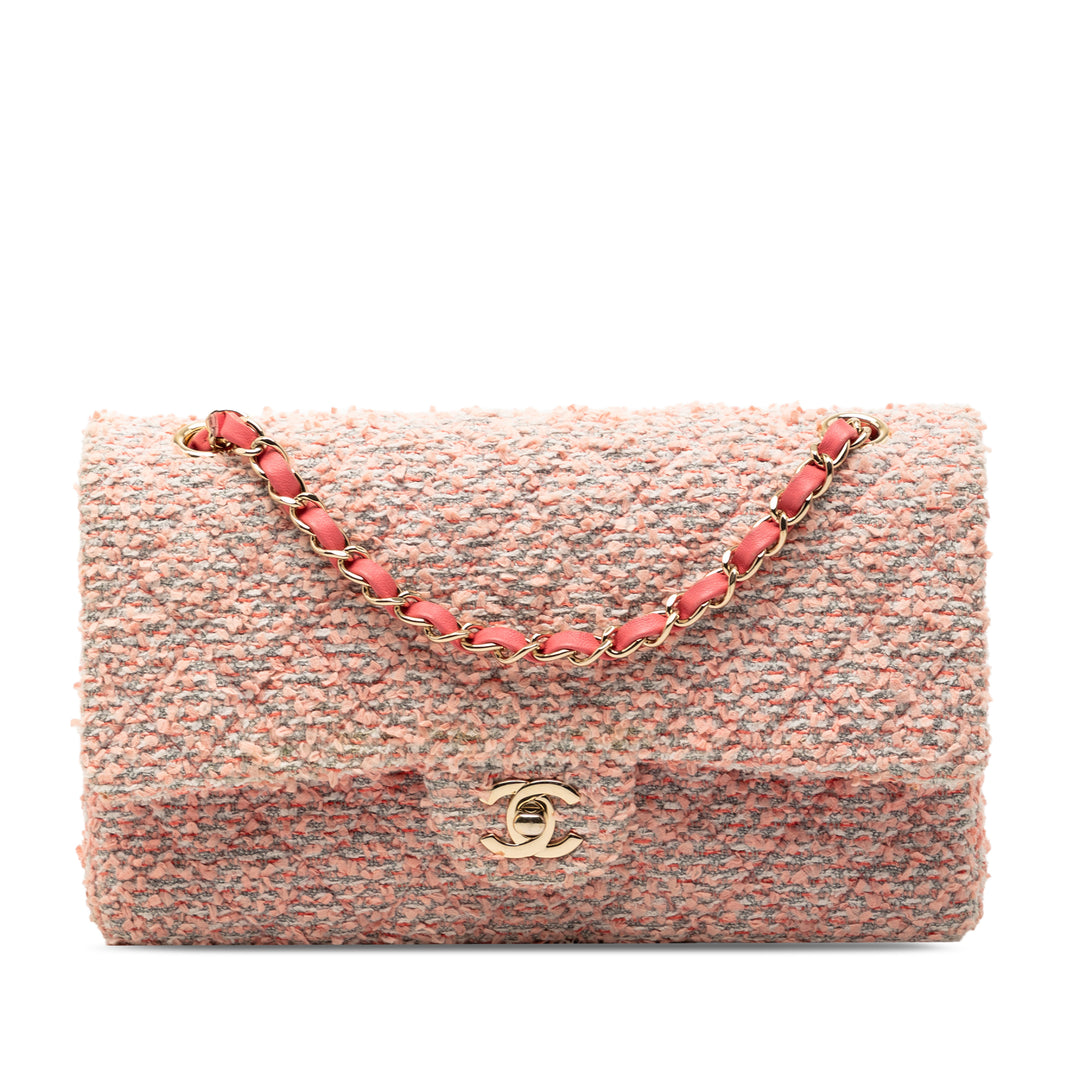 Chanel Matelassé Tweed Reissue 2.55 Double rabat 225