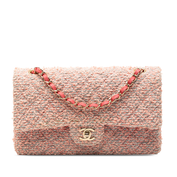 Chanel Matelassé Tweed Reissue 2.55 Double rabat 225