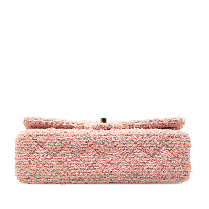 Chanel Matelassé Tweed Reissue 2.55 Double rabat 225