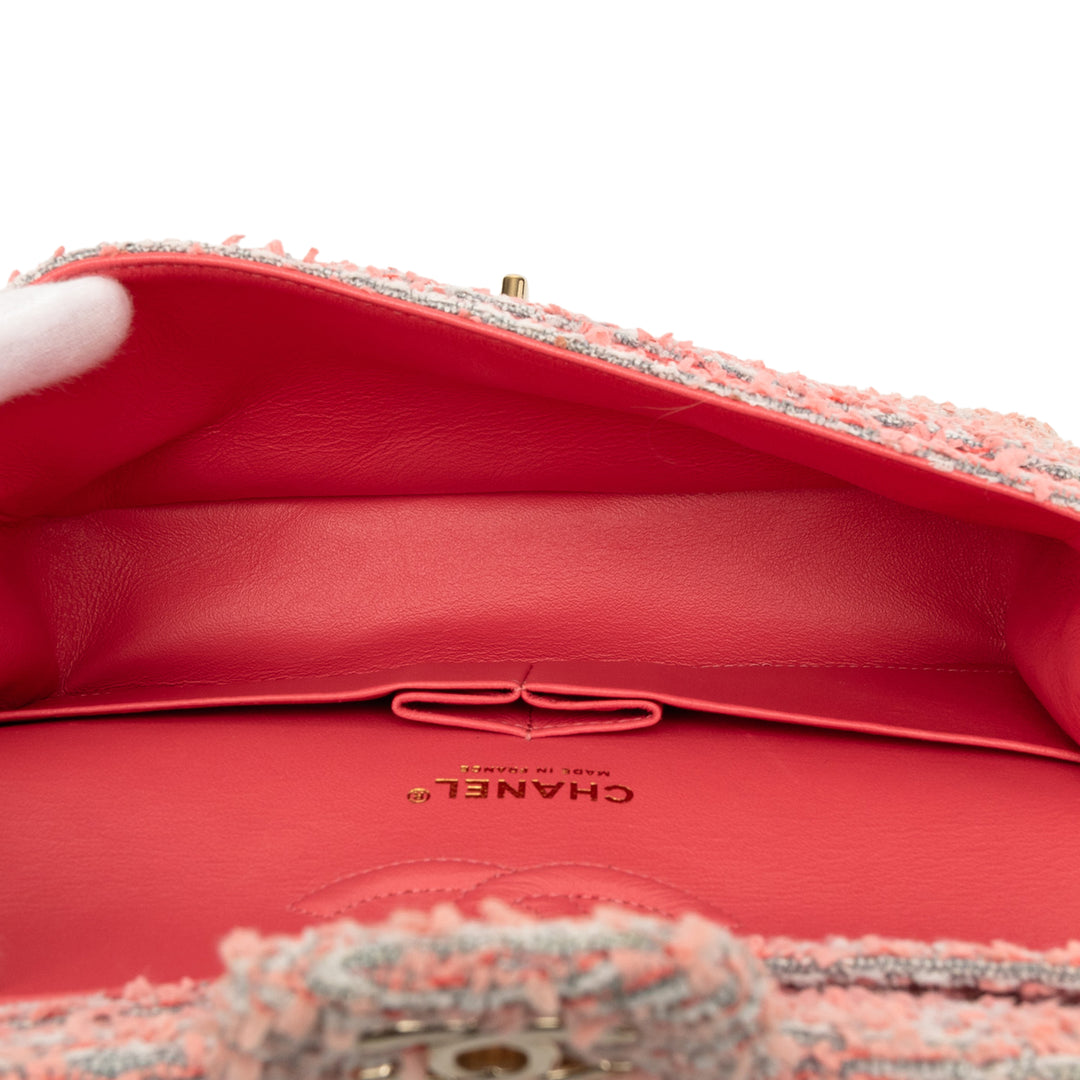 Chanel Matelassé Tweed Reissue 2.55 Double rabat 225