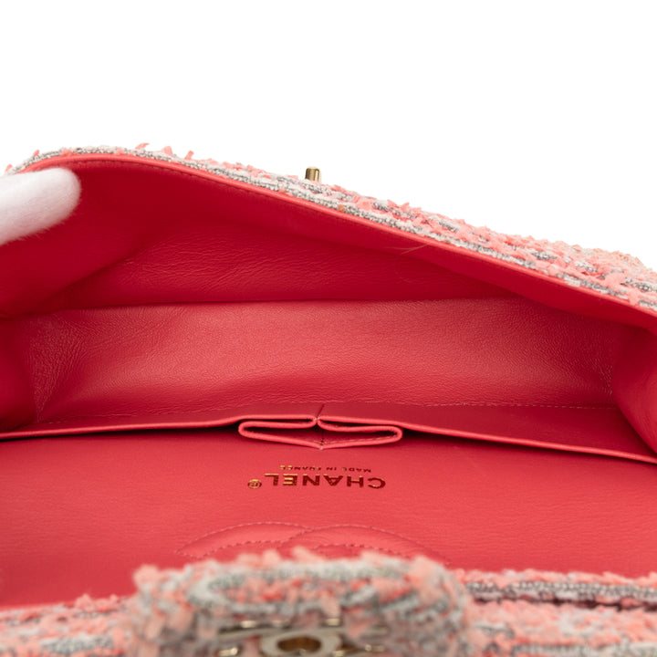 Chanel Matelassé Tweed Reissue 2.55 Double rabat 225