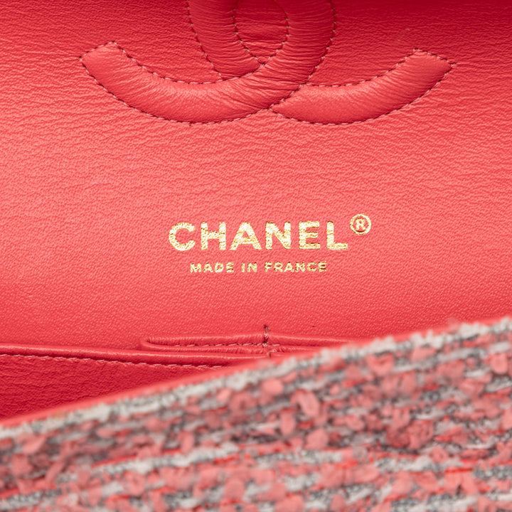 Chanel Matelassé Tweed Reissue 2.55 Double rabat 225