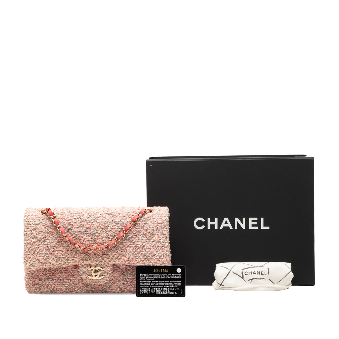 Chanel Matelassé Tweed Reissue 2.55 Double rabat 225