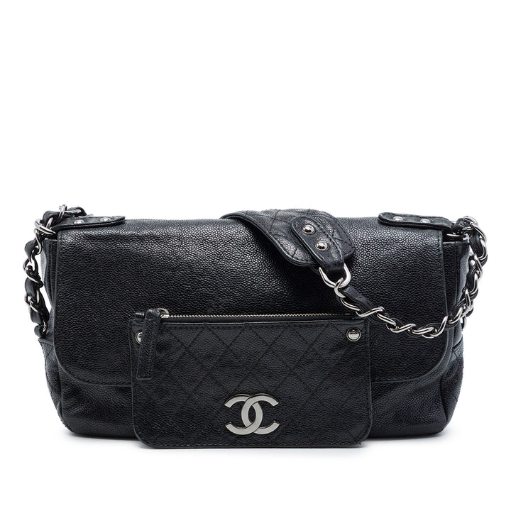 Chanel Poche In The City Rabat simple Cuir caviar