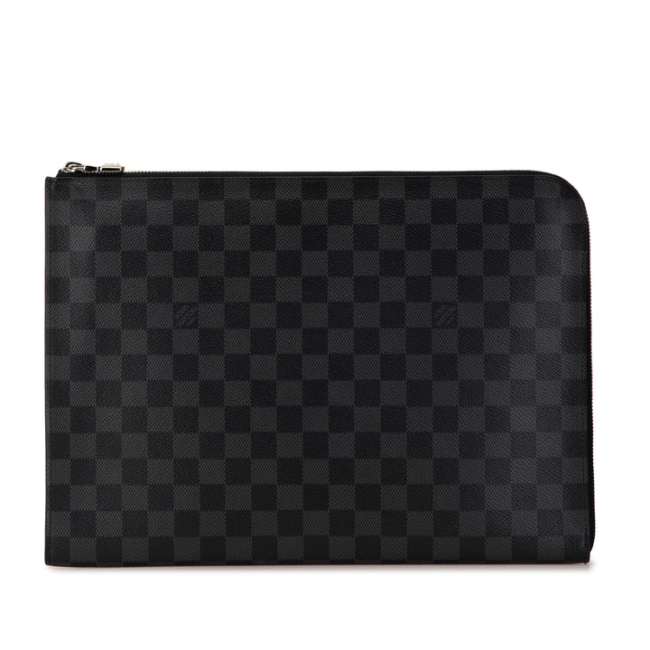 Damier Graphite Pochette Jour GM Black - Gaby Paris