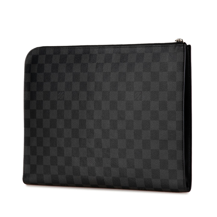 Damier Graphite Pochette Jour GM Black - Gaby Paris