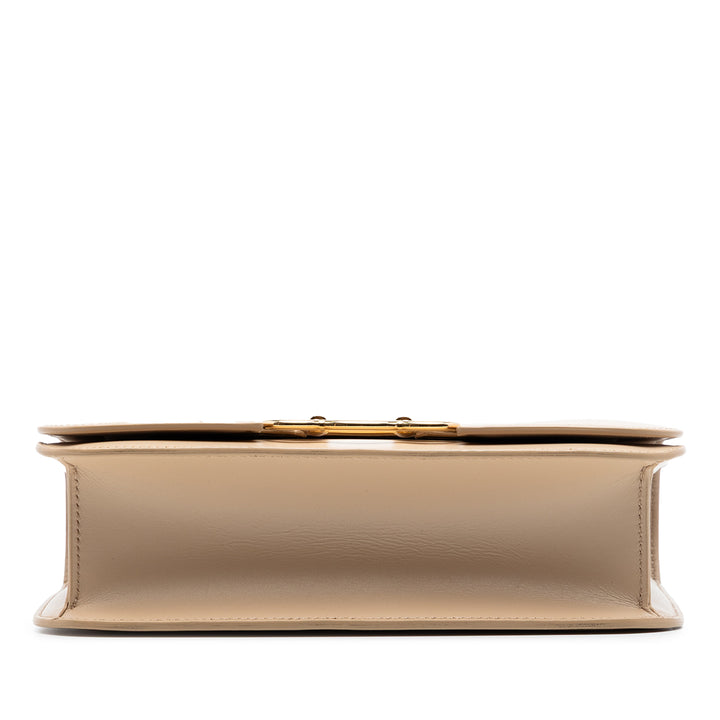 Celine Medium Cuir de veau Triomphe Frame Sac porté croisé