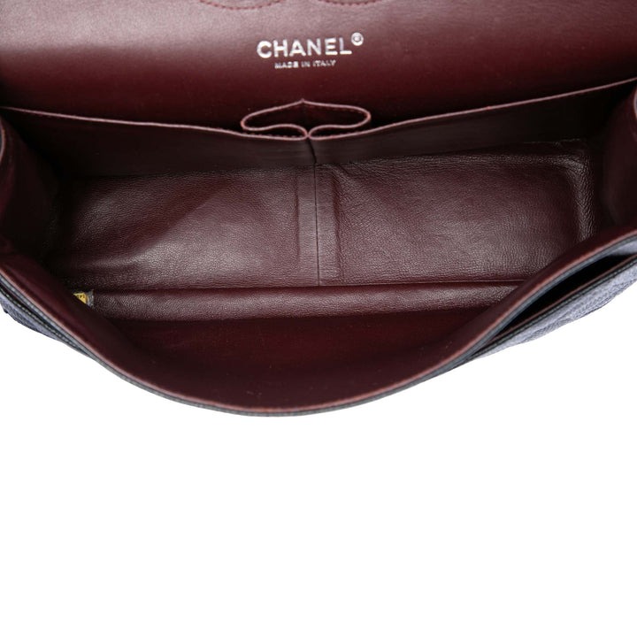 Classic Double rabat Jumbo Cuir caviar Noir