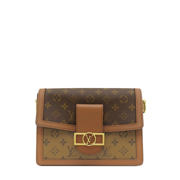 Louis Vuitton Dauphine MM Monogram Reverse Marron – vue principale – GABY PARIS