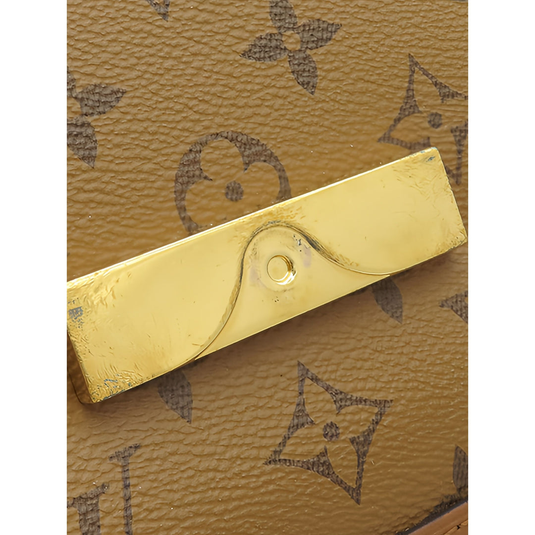 Louis Vuitton Dauphine MM Monogram Reverse Marron – vue 6 – GABY PARIS
